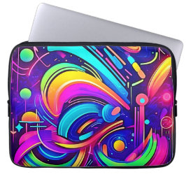 宇宙キャンバス:色の宇宙 ラップトップスリーブ