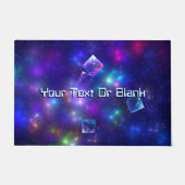 宇宙キューブ ドアマット (正面)