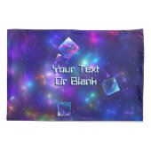 宇宙キューブ 枕カバー (裏面)