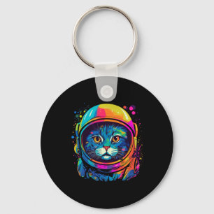 宇宙ギフト猫ママ猫パパメンズキッズアストローナ キーホルダー