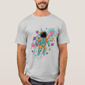 宇宙ギャラクシー星柄Tシャツ Tシャツ (正面)