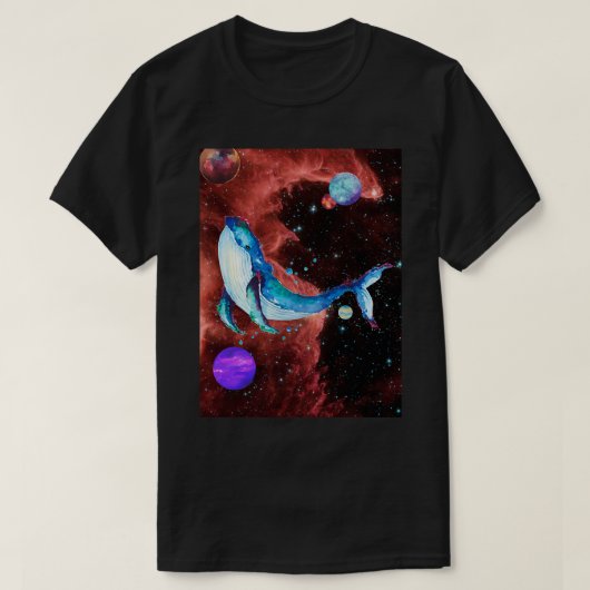 宇宙クジラ3 Tシャツ (デザイン正面)