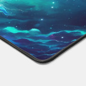 宇宙クジラ、目を引くネオン動物 デスクマット (コーナー)