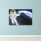 宇宙クッキー キャンバスプリント (インサイチュ (ウッドフロア))