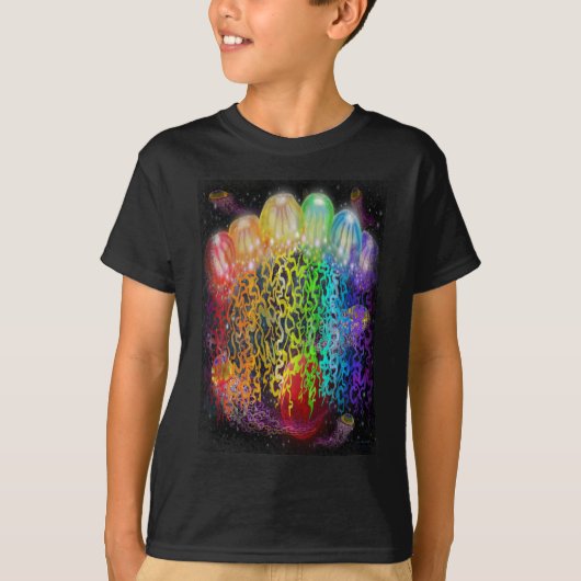 宇宙クラゲの触角 Tシャツ (正面)