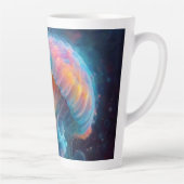 宇宙クラゲ作品 カフェラテマグ (右)