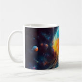 宇宙クラゲ作品 コーヒーマグカップ (左)