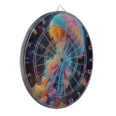 宇宙クラゲ作品 ダーツボード (正面左)