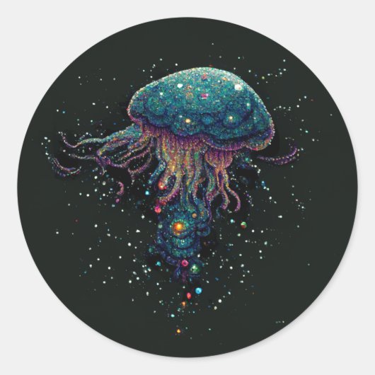宇宙クラゲ ラウンドシール (正面)