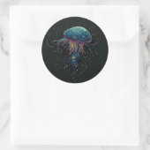 宇宙クラゲ ラウンドシール (バッグ)