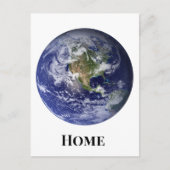 宇宙クラシックからの地球、NASAによる青い大理石 ポストカード (正面)