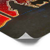 宇宙クリスマス ポスター (角)