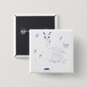 宇宙クリッターピン 缶バッジ (正面&裏面)