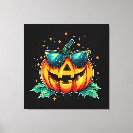 宇宙クールジャックO宇宙 キャンバスプリント (正面)