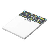 宇宙クールテーマ – 宇宙飛行士&ロケット船 ノートパッド (回転)