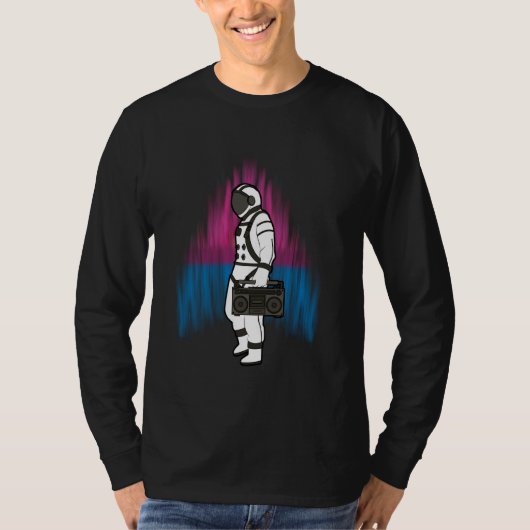 宇宙クール宇宙飛行士ボームボックス宇宙グラフィック宇宙 Tシャツ (正面)