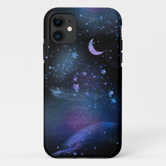 宇宙グリッターNASA天文学ムーン iPhone 11 ケース