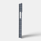 宇宙グレーコンテンポラリーストライプパターン Case-Mate iPhoneケース (裏面 / 右)