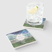 宇宙ゲート発現 ストーンコースター (横)