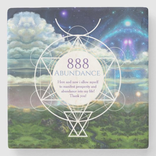 宇宙ゲート発現 ストーンコースター (正面)