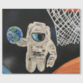 宇宙ゲーム ラッピングペーパー (フラット)