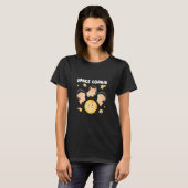 宇宙コギスペンブロークウェルシュコーギー Tシャツ (正面フル)