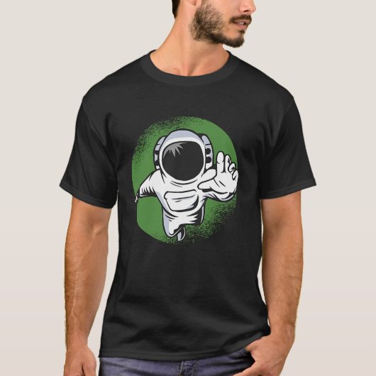 宇宙コスモナウ宇宙飛行士宇宙飛行士科学 Tシャツ (正面)