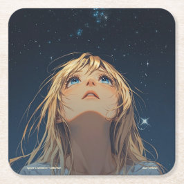 宇宙コマンドコレクション – Aweシリーズコースター スクエアペーパーコースター