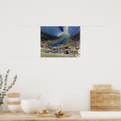 宇宙コロニーのポスター#3 ポスター (キッチン)