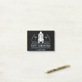 宇宙コーストケープカナベラル ポストイット (デスク上)