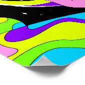 宇宙サイケデリックスマイル ポスター (角)