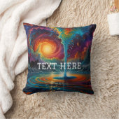 宇宙サイケデリック渦 – 素晴らし抽象芸術 クッション (ブランケット)