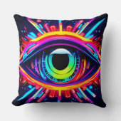 宇宙サイケデリック芸術の目 クッション (正面)