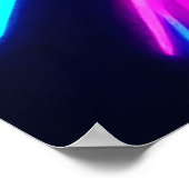 宇宙サイケデリック芸術の目 ポスター (角)