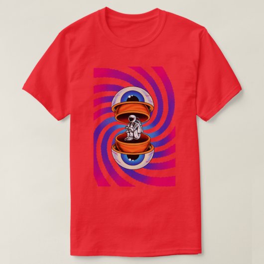 宇宙サイケデリック Tシャツ (デザイン正面)