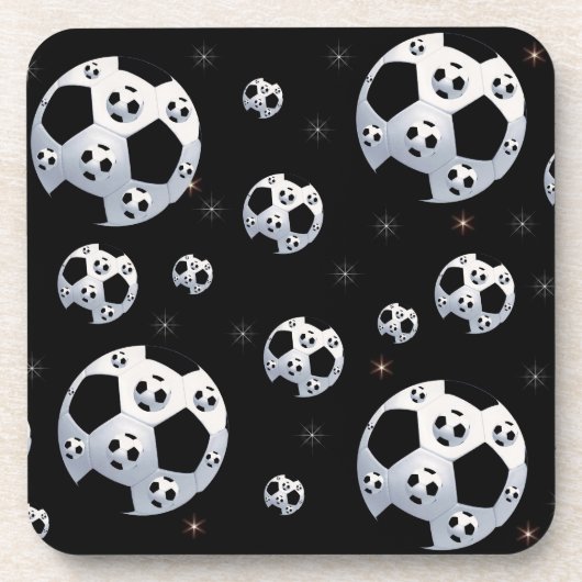 宇宙サッカーボールコルクコースター コースター (正面)