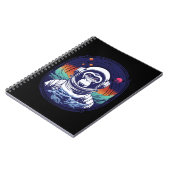 宇宙サル宇宙飛行士 ノートブック (左側)