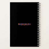 宇宙サル宇宙飛行士 ノートブック (裏面)