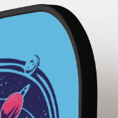 宇宙サル宇宙飛行士 ピックルボールラケット (左詳細)