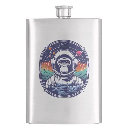 宇宙サル宇宙飛行士 フラスク (正面)