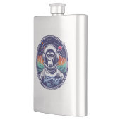 宇宙サル宇宙飛行士 フラスク (左)