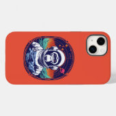 宇宙サル宇宙飛行士 Case-Mate iPhoneケース (裏面 (横))