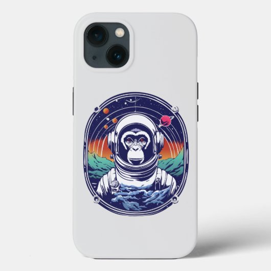 宇宙サル宇宙飛行士 Case-Mate iPhoneケース (裏面)