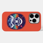 宇宙サル宇宙飛行士 Case-Mate iPhoneケース (裏面 (横))
