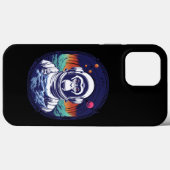 宇宙サル宇宙飛行士 Case-Mate iPhoneケース (裏面 (横))