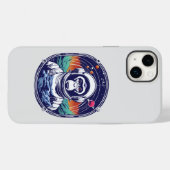 宇宙サル宇宙飛行士 Case-Mate iPhoneケース (裏面 (横))