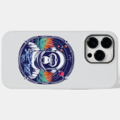 宇宙サル宇宙飛行士 Case-Mate iPhoneケース (裏面 (横))