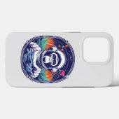 宇宙サル宇宙飛行士 Case-Mate iPhoneケース (裏面 (横))