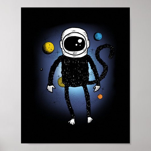 宇宙サル ポスター (正面)