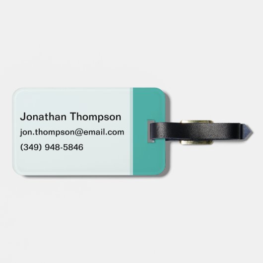 宇宙サル ラゲッジタグ (裏面横)